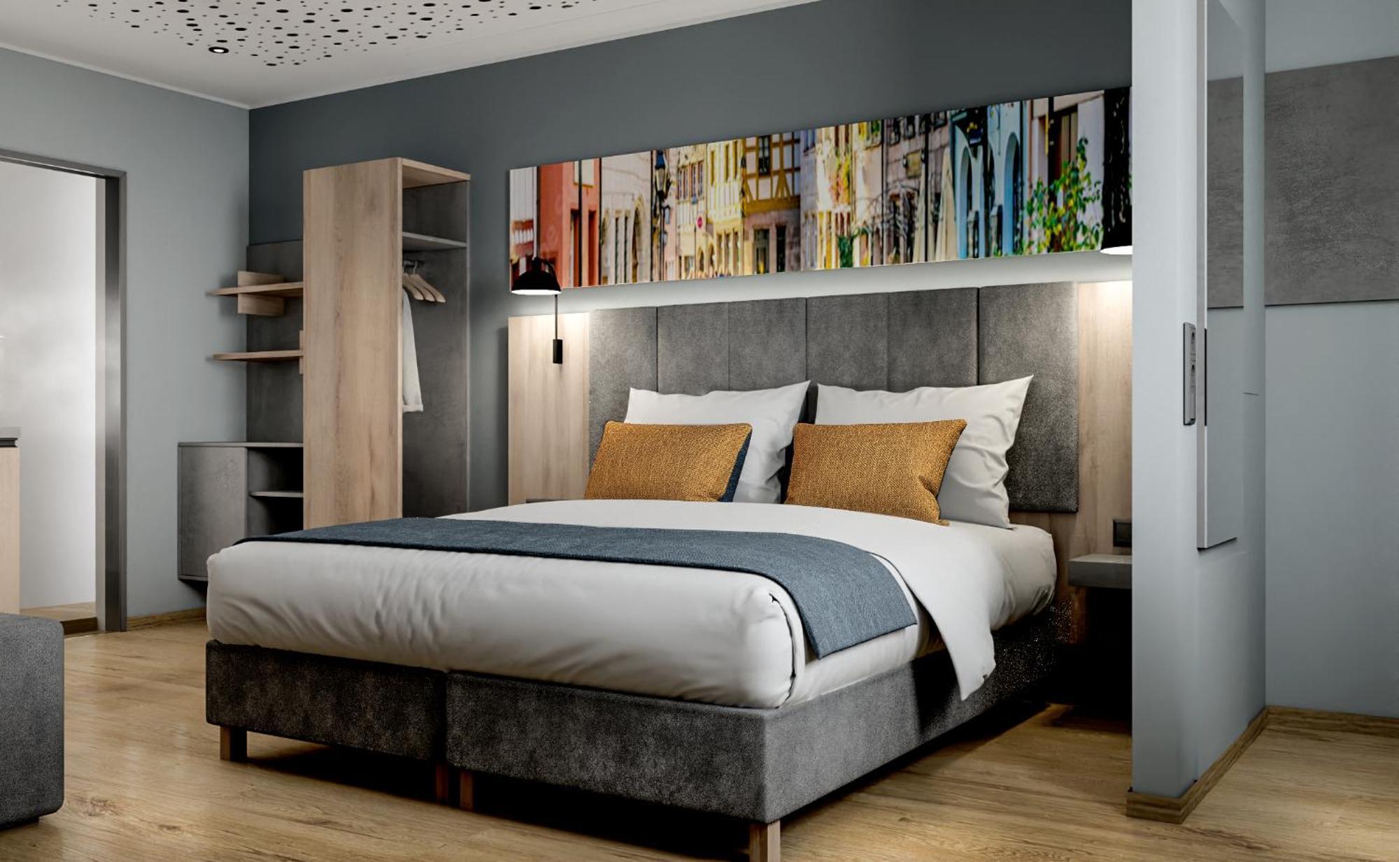 Xzllenz Traum Studio-Apartment, Frei-Parken, U-Bahn, Kueche Nuremberg Ruang foto
